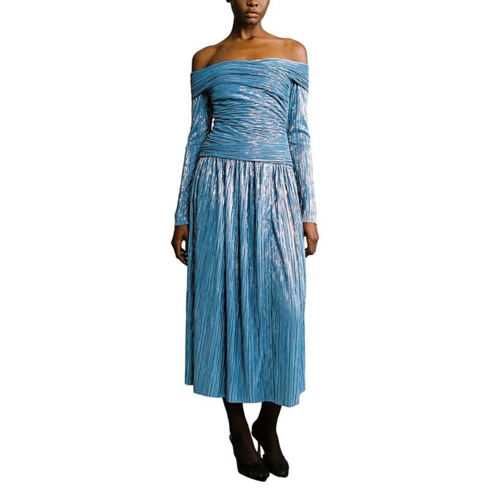 Sabina Musayev Womens  Sublime Midi Dress, Blue